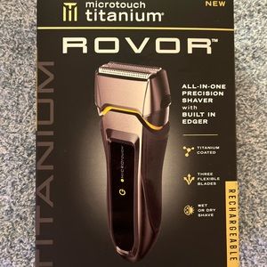 microtouch TITANIUM ReROVOR™ All Terrain Electric Shaver & Edger for Men